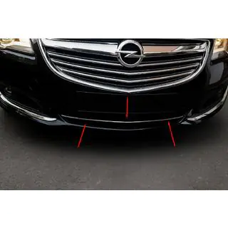 Zierleisten für Kühlergrill Stoßstange (Edelstahl) Opel Insignia 2008-2017 Foto 1
