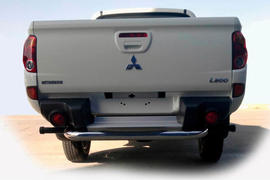 Mitsubishi L200 2006-2015 Heckschutz AK007 (Edelstahl) Image