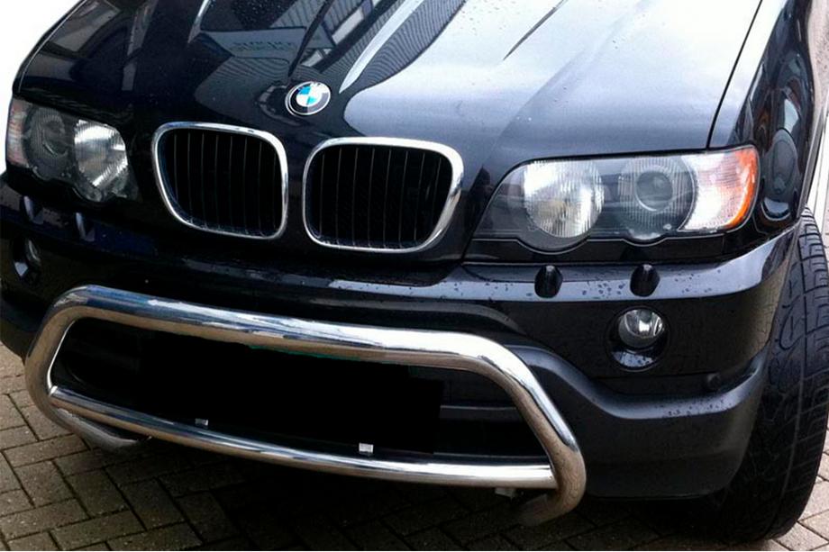 BMW X5 E53 1999–2006 Frontbügel WT015 (Edelstahl) Image