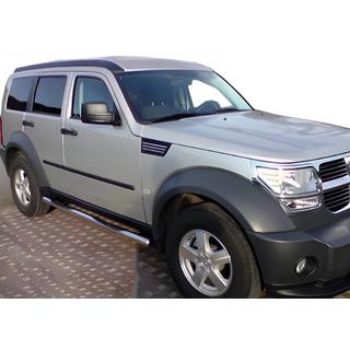 Seitliche Rohre (2 Stk., Edelstahl) Dodge Nitro 2006-2011 Foto 1