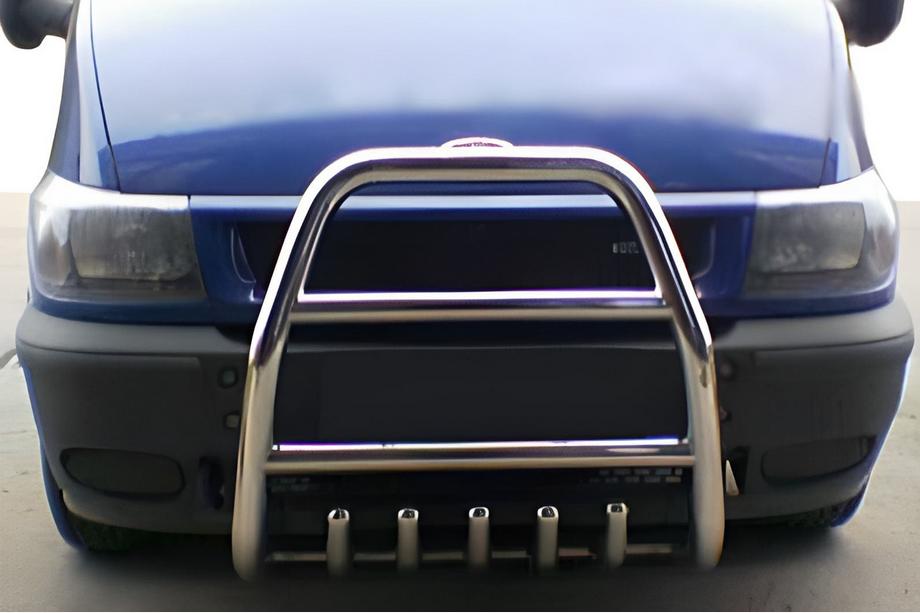 Ford Transit 2000–2014 Frontbügel QT007 (2000-2006, Edelstahl) Image
