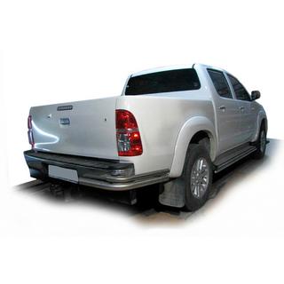 Hintere Eckschutzrohre AK003-Doppelt (Edelstahl) Toyota Hilux 2006-2015 Foto 2