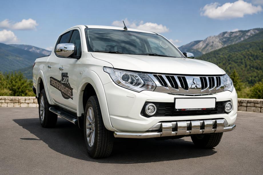 Mitsubishi L200 2015-2024 Frontschutzbügel ST015 (Edelstahl) Image