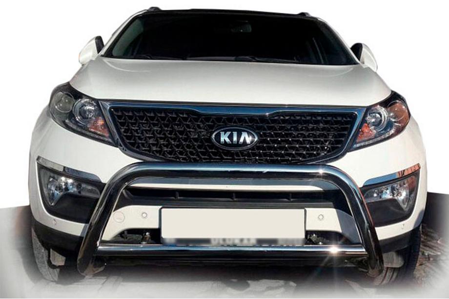 Kia Sorento II XM 2009-2014 Frontbügel WT005 (Edelstahl) Image