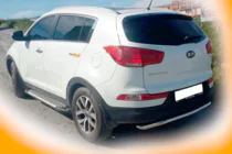 Kia Sportage 2010-2015 Heckbügel AK002-1 (Edelstahl) Foto 2