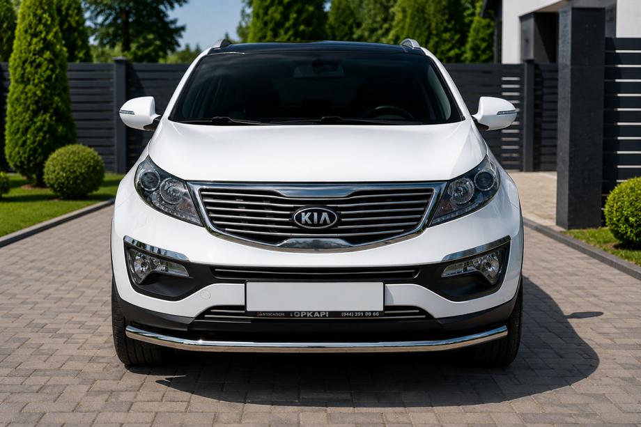 Kia Sportage 2010-2015 Frontschutzbügel ST008 (Edelstahl) Image