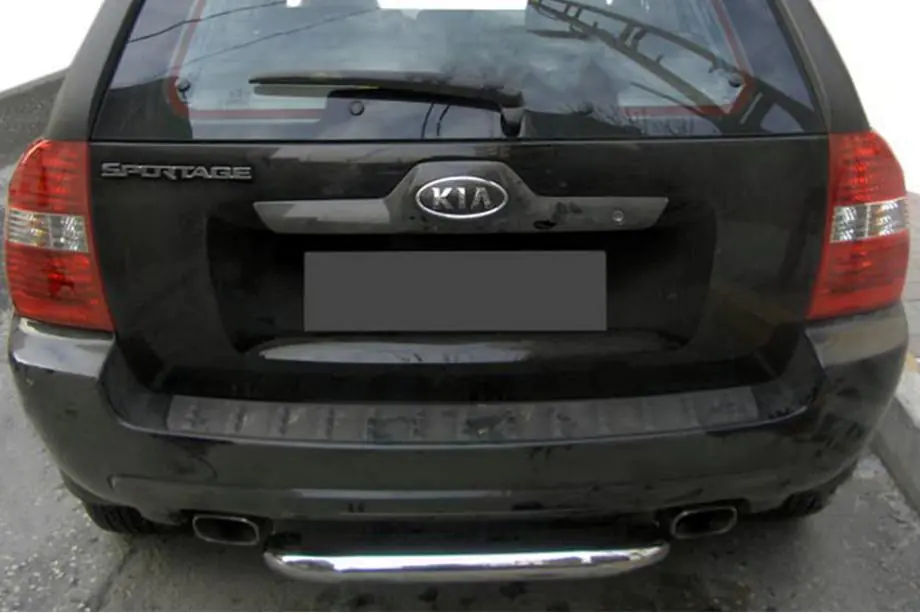 Kia Sportage 2004-2010 Heckbügel AK005 (Edelstahl) Image