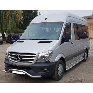 Frontschutzbügel unten MBSP.07.F3-04.6 (Edelstahl) Mercedes Sprinter W906 2006–2018 Foto 3