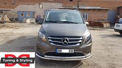 Mercedes Vito/V-class W447 2014- Frontschutzbügel ST014 (Edelstahl) 60/42 Foto 6