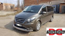 Mercedes Vito/V-class W447 2014- Frontschutzbügel ST014 (Edelstahl) 60/42 Foto 7