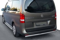 Mercedes Vito/V-class W447 2014- Heckschutz AK002 (Edelstahl) Foto 1