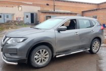 Nissan X-trail T32/Rogue 2014-2021 Seitliche Rohre (2 Stk, Edelstahl) Foto 2