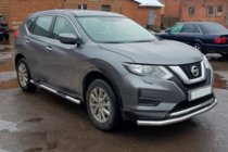 Nissan X-trail T32/Rogue 2014-2021 Seitliche Rohre (2 Stk, Edelstahl) Foto 1