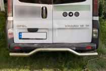 Renault Trafic 2001–2015 Heckschutz AK006 (Edelstahl) Foto 3