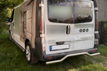 Renault Trafic 2001–2015 Heckschutz AK006 (Edelstahl) Foto 4