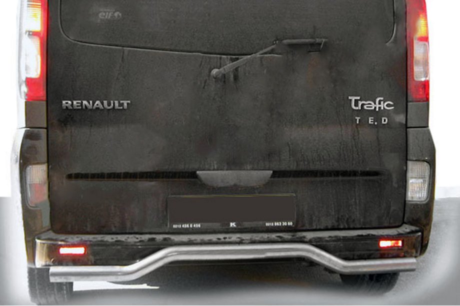Renault Trafic 2001–2015 Heckschutz AK006 (Edelstahl) Image