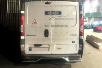 Opel Vivaro 2001–2015 Heckschutz AK006 (Edelstahl) Foto 2