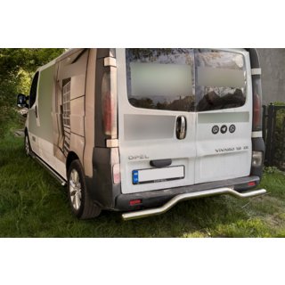 Heckschutz AK006 (Edelstahl) Opel Vivaro 2001–2015 Foto 3
