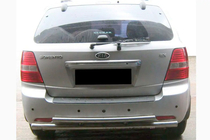 Kia Sorento I BL 2002-2009 Heckbügel AK002-Doppelt (Edelstahl) Foto 2