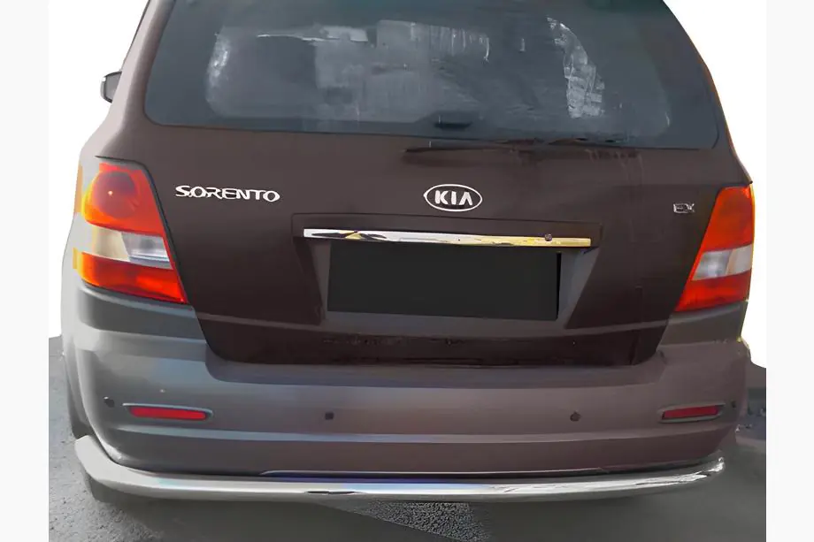 Kia Sorento I BL 2002-2009 Heckbügel AK005 (Edelstahl) Image