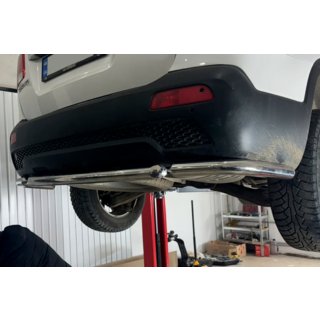 Hintere Eckschutzrohre mit Mittelteil AK007-3 (2 Stk., Edelstahl) Kia Sorento II XM 2009-2014 Foto 2