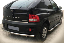 SsangYong Action 2005-2018 Heckschutz AK002 (Edelstahl) Foto 1