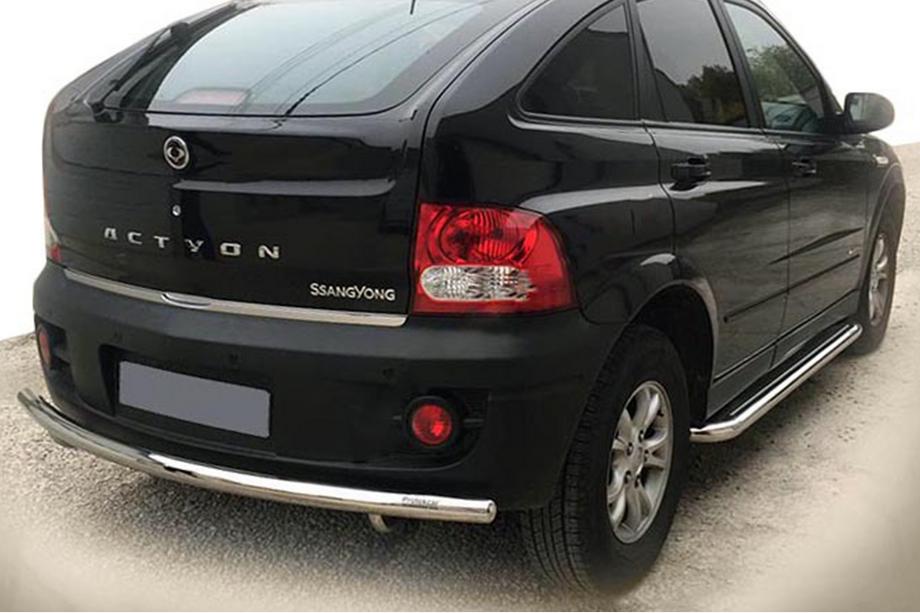 SsangYong Action 2005-2018 Heckschutz AK002 (Edelstahl) Image