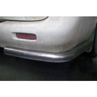 Hintere Eckschutzrohre AK003 (2 Stk., Edelstahl) Hyundai H200, H1, Starex 1998-2007 Foto 1