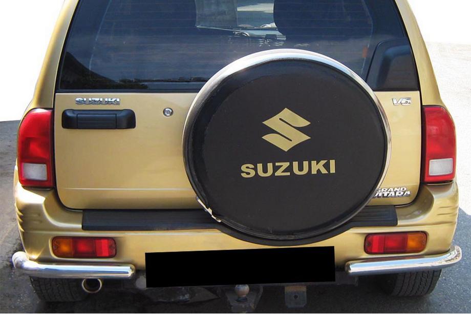Suzuki Vitara 1998-2006 Heckschutz AK003 (Edelstahl) Foto 1