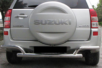 Suzuki Grand Vitara 2005-2017 Heckschutz AK005-2 (Edelstahl) Foto 1