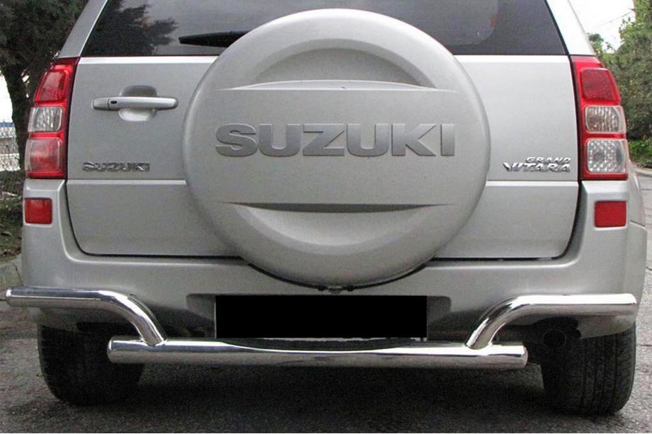 Suzuki Grand Vitara 2005-2017 Heckschutz AK005-2 (Edelstahl) Image