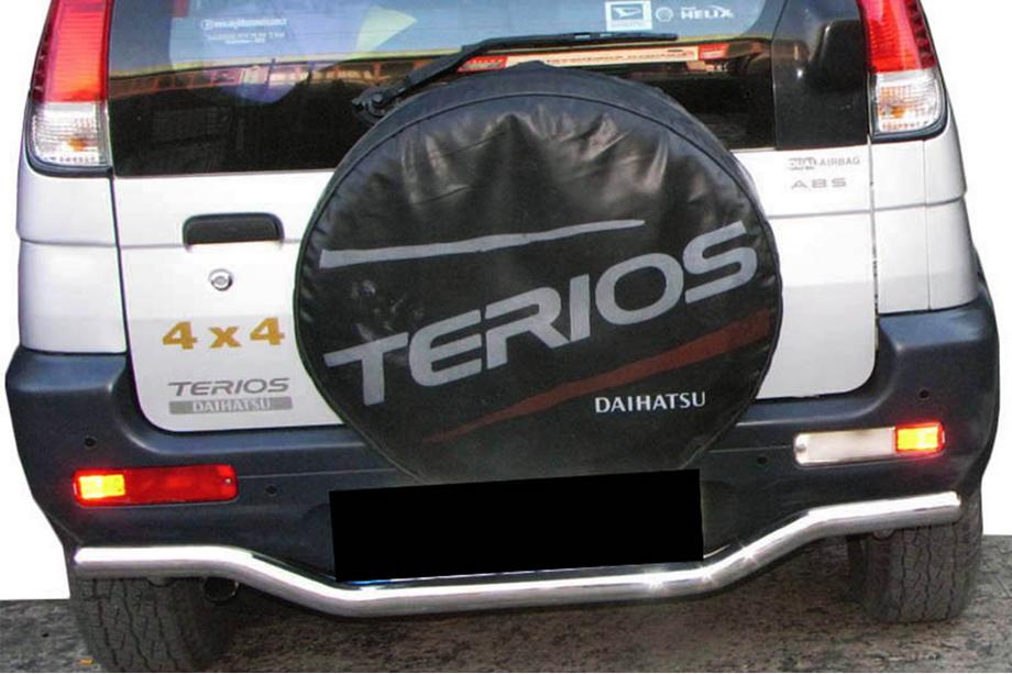 Daihatsu Terios 2003-2005 Heckbügel AK007 (Edelstahl) Image