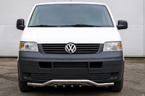 Volkswagen T5 Multivan 2003–2010 Frontschutz Wellen-Grill ST007-1 (Edelstahl) Foto 1
