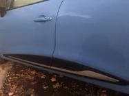 Renault Clio IV 2012-2019 Türleisten mit Vertiefung (4 Stk, Edelstahl) Foto 2