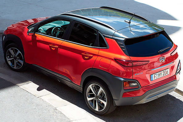 Überblick über Crossover Hyundai Kona