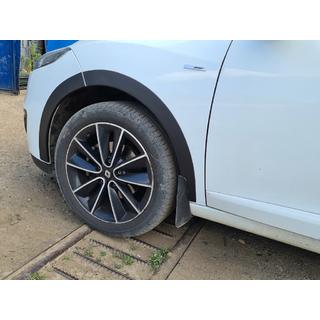 Kotflügelverbreiterungen (8 Stk, schwarz) Renault Megane III 2009-2016 Foto 1