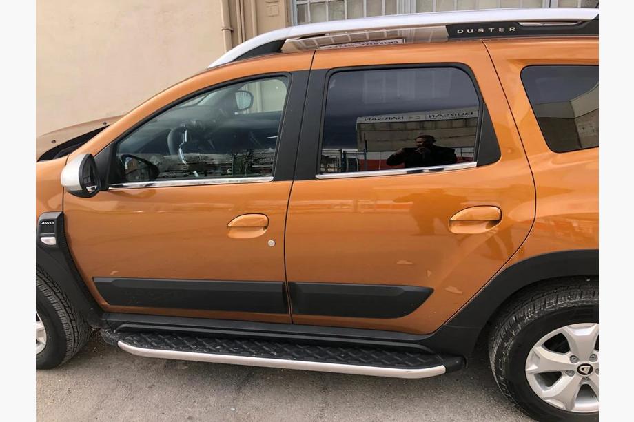 Dacia Duster 2018-2024 Fensterunterkante Zierleisten Edelstahl (4 Stk) Foto 4