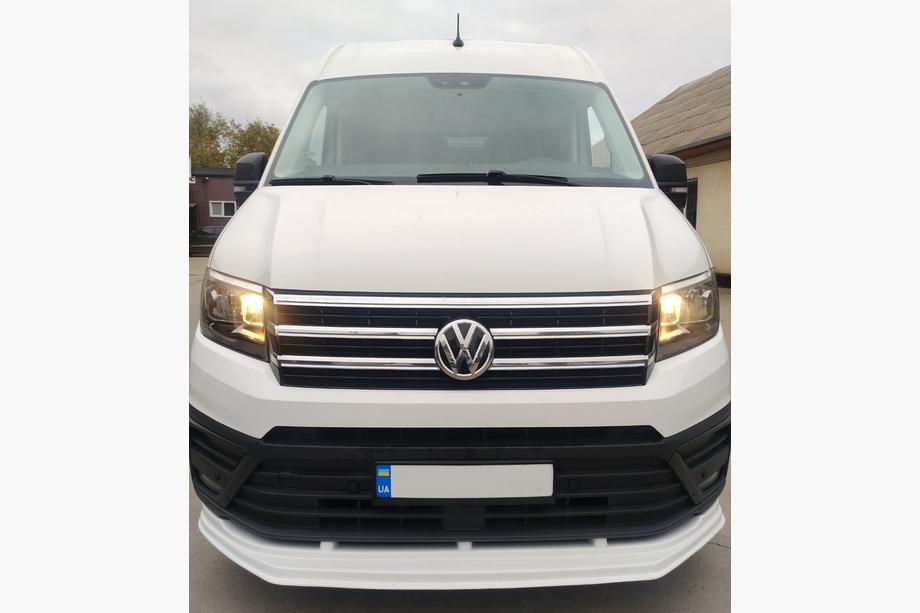 Volkswagen Crafter 2016- Grillabdeckungen (4 Stk, Edelstahl) OmsaLine - Italienischer Edelstahl Image