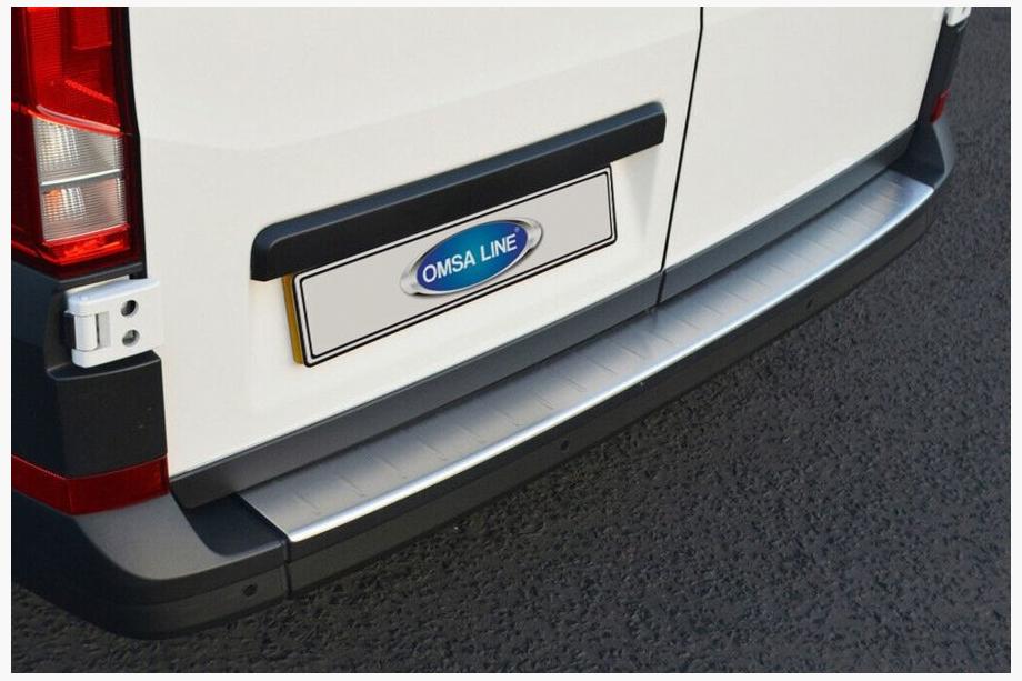 Volkswagen Crafter 2016- Heckstoßstangenschutz Edelstahl (Omsa) Image