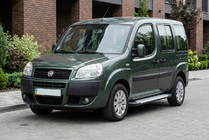 Fiat Doblo I 2005-2010 Trittbretter Allmond Grey (2 Stk., Alu) Foto 1