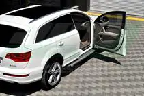 Audi Q7 2005-2015 Trittbretter Allmond Grey (2 Stk., Aluminium) Foto 3