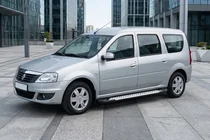 Dacia Logan MCV 2004-2014 Trittbretter X5-Typ (2 Stk, Alu) Foto 3