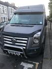 Volkswagen Crafter 2006-2016 Frontscheibenblende auf Rahmen V1 (schwarz glanz, 5mm) Foto 3