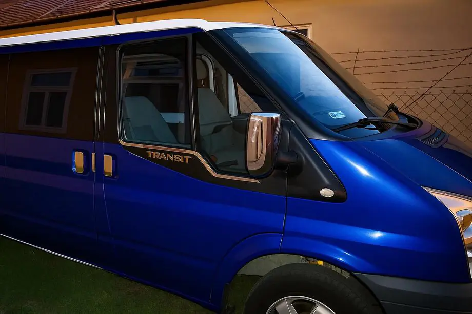Ford Transit 2000–2014 Fensterumrandung Edelstahl (2 Stk) Foto 4