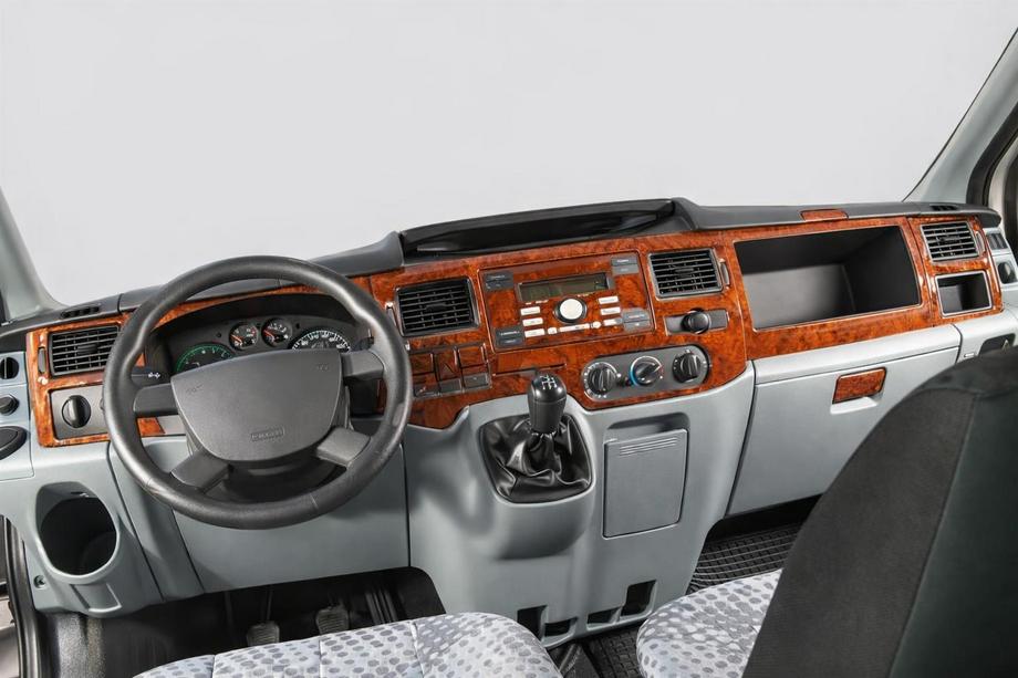 Ford Transit 2000–2014 Armaturenbrett Abdeckungen (2006↗) Aluminium Image