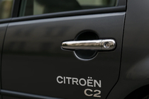 Citroen C-2 2003-2009 Chrom Türgriffblenden (2 Stk., Edelstahl) Carmos - Türkischer Edelstahl Foto 4