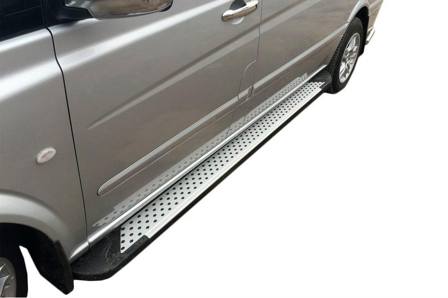 Mercedes Viano 2004-2014 Trittbretter X5-Typ (2 Stk., Aluminium) Image