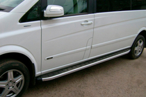 Mercedes Viano 2004-2014 Trittbretter Allianz (2 Stk., Aluminium) Foto 1