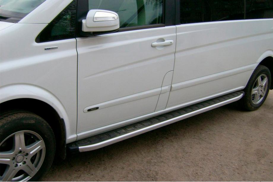 Mercedes Viano 2004-2014 Trittbretter Allianz (2 Stk., Aluminium) Image