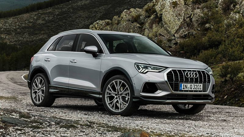 Übersicht der Audi Q3 der zweiten Generation